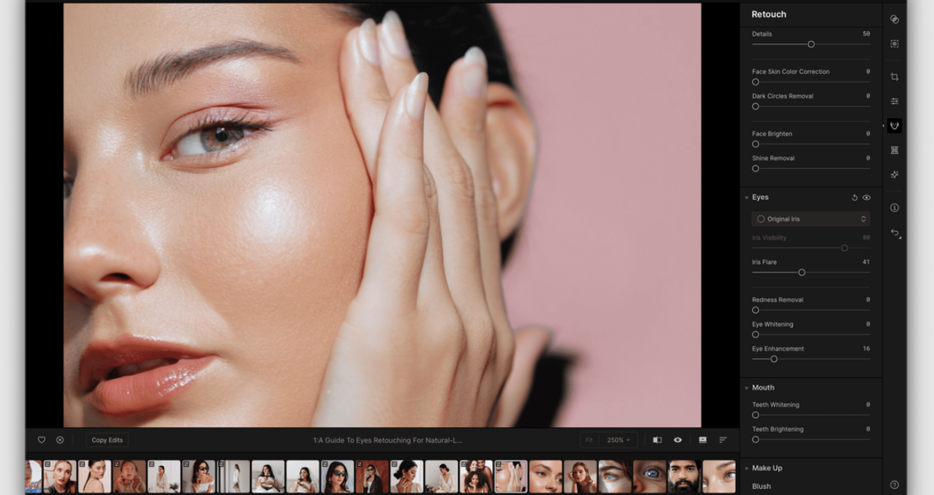 Guide de Retouche des Yeux pour un Résultat Naturel