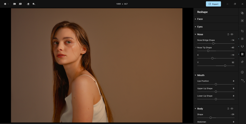 Editing face and body dimensions in Aperty | Aperty Blog