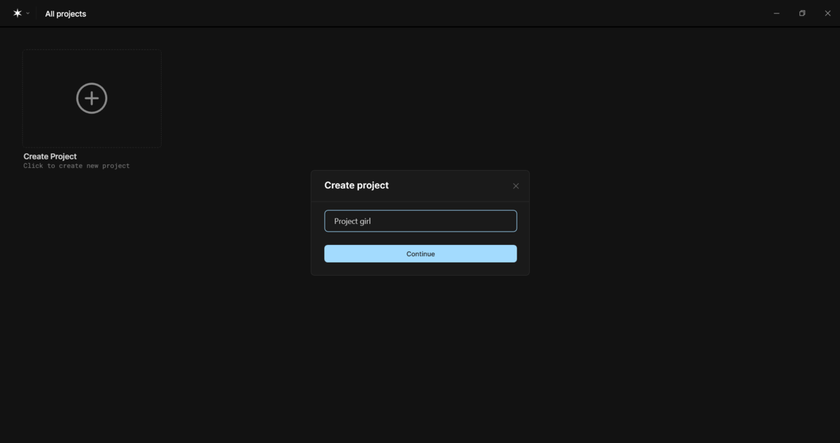 Create a new project in Aperty | Aperty Blog