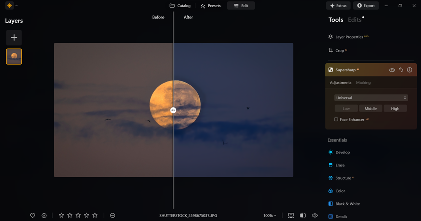 Supersharp in Luminar Neo | Skylum How-to