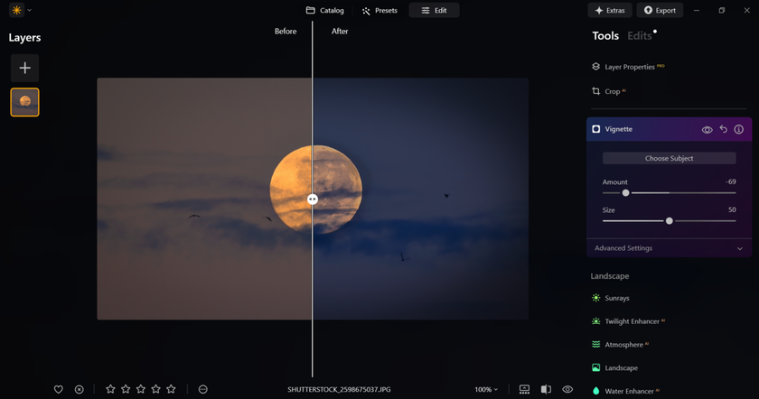 Vignette in Luminar Neo | Skylum How-to