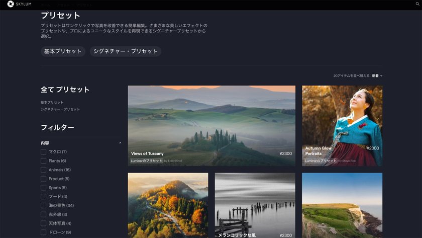 AIが最適なプリセットを提案してくれる、Luminar Neoのプリセット機能の使い方 | Skylum Blog(15)