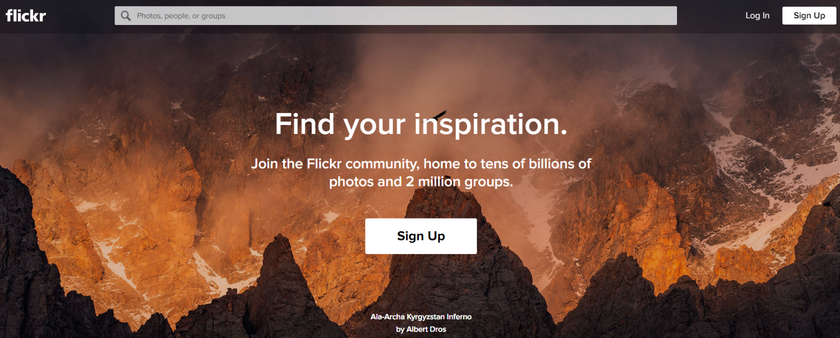 Flickr - Best Online Photo Storage Websites Review | Skylum Blog