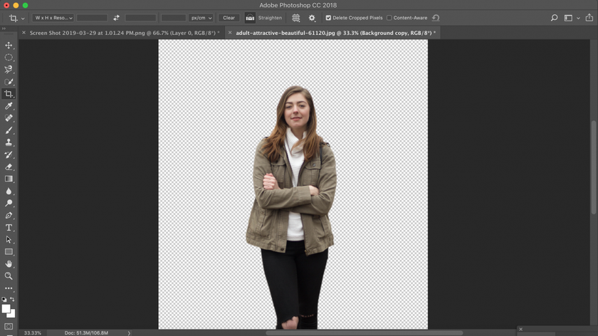 Photoshopのフェザーやその他のツールでエッジを滑らかにする方法 Image8