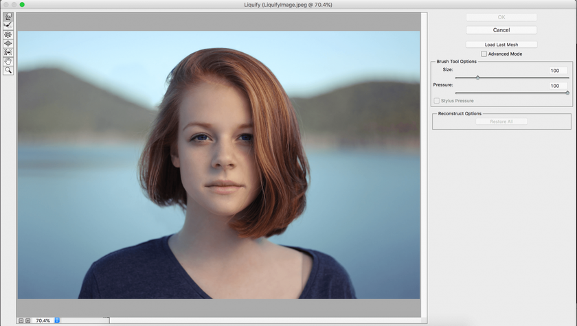 Wie verwendet man das Tool Verflüssigen in Photoshop: Grundlagen beherrschen Image3