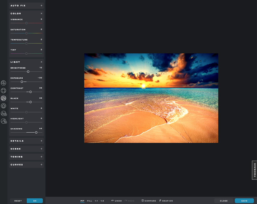 Pixlr X  programas de edición de fotos gratis para Mac