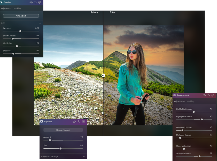 Editing photos after replacing the sky in Luminar Neo | Skylum Blog