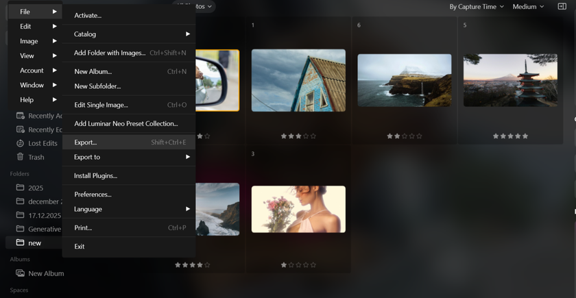 Exporting photos to Luminar Neo | Skylum Blog