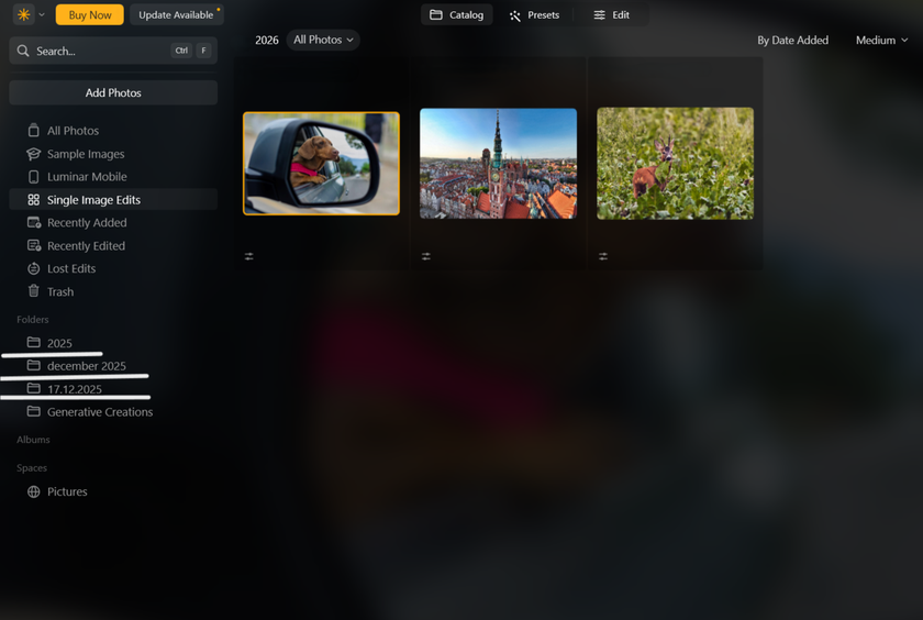 Photo folders in Luminar Neo | Skylum Blog