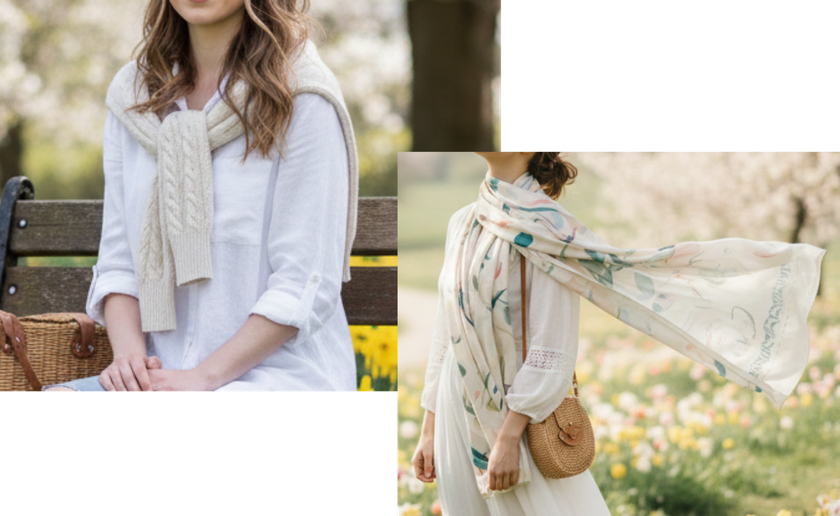 Women's accessories for a spring photo shoot | Skylum Blog