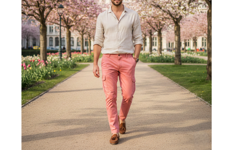 Spring men's outfit for a photo shoot | Skylum Blog