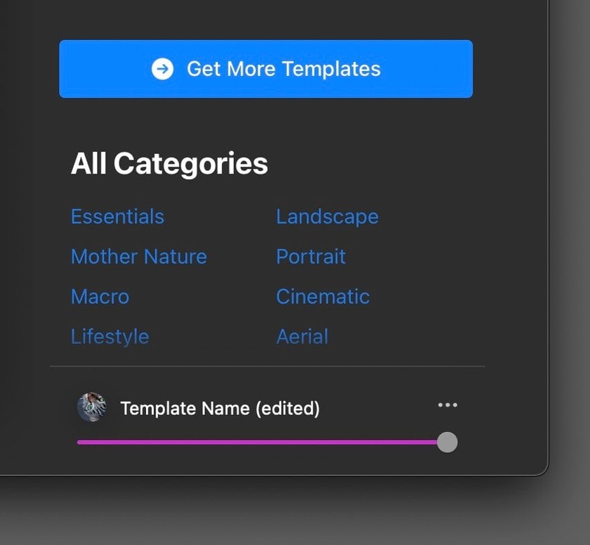 Making Custom Templates in Luminar AI | Skylum Blog(3)