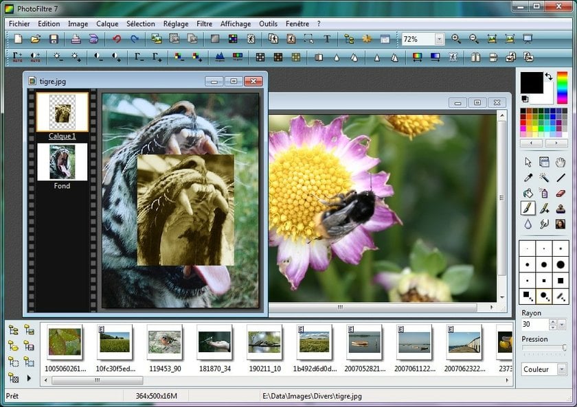 PhotoFiltre - free alternatives to Adobe Photoshop