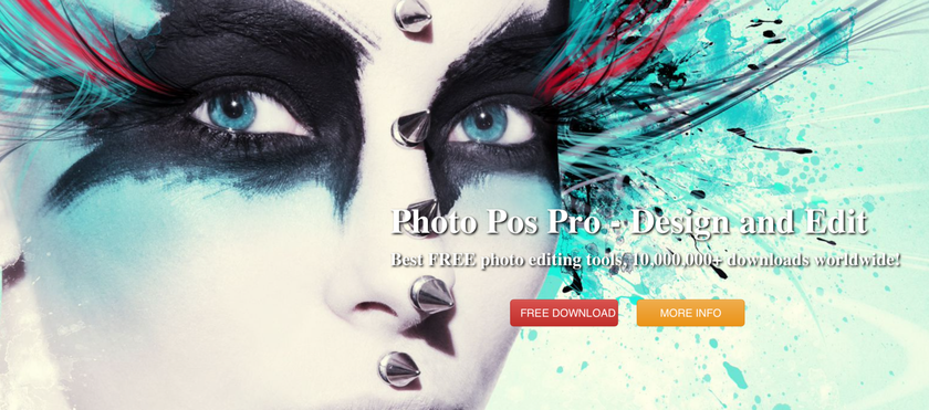 PhotoPosPro - recommended free photo editing tools