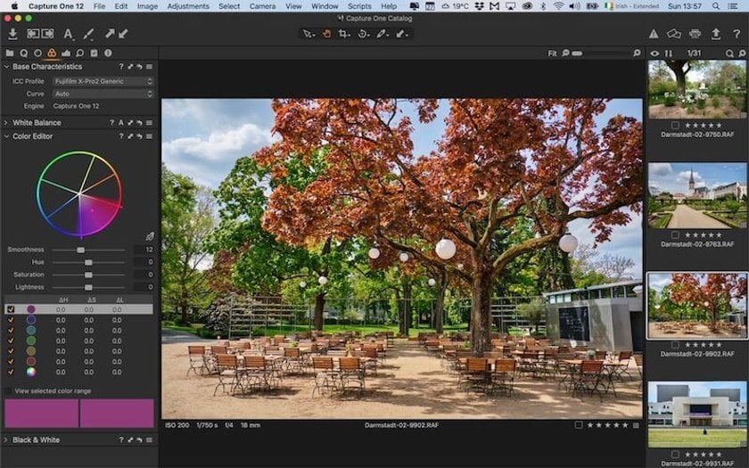Capture One - editing software like photoshop