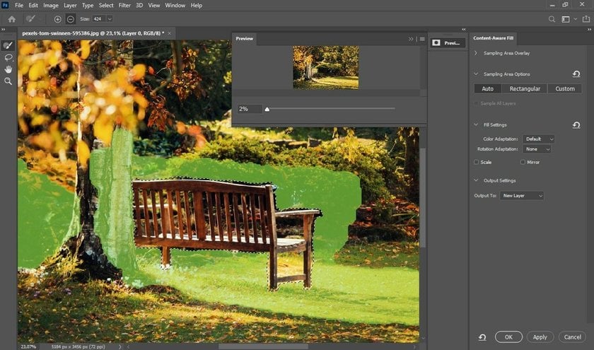 How To Use Content Aware Fill in Photoshop Image17