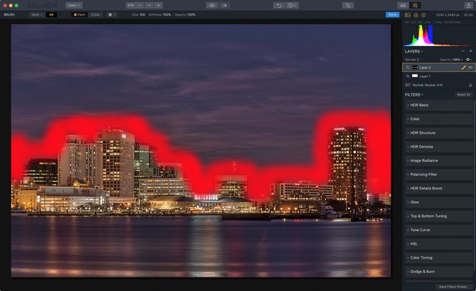 Using Masks and Adjustment Layers for Better Skies in Aurora HDR | Skylum Blog(6)