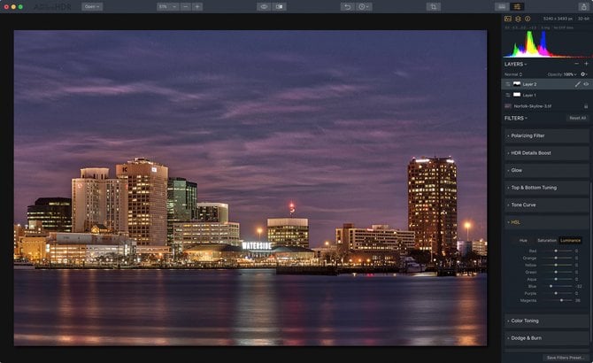 Using Masks and Adjustment Layers for Better Skies in Aurora HDR | Skylum Blog(10)