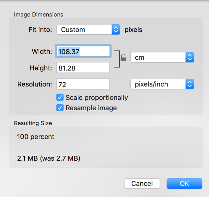 How to Resize an Image Image1
