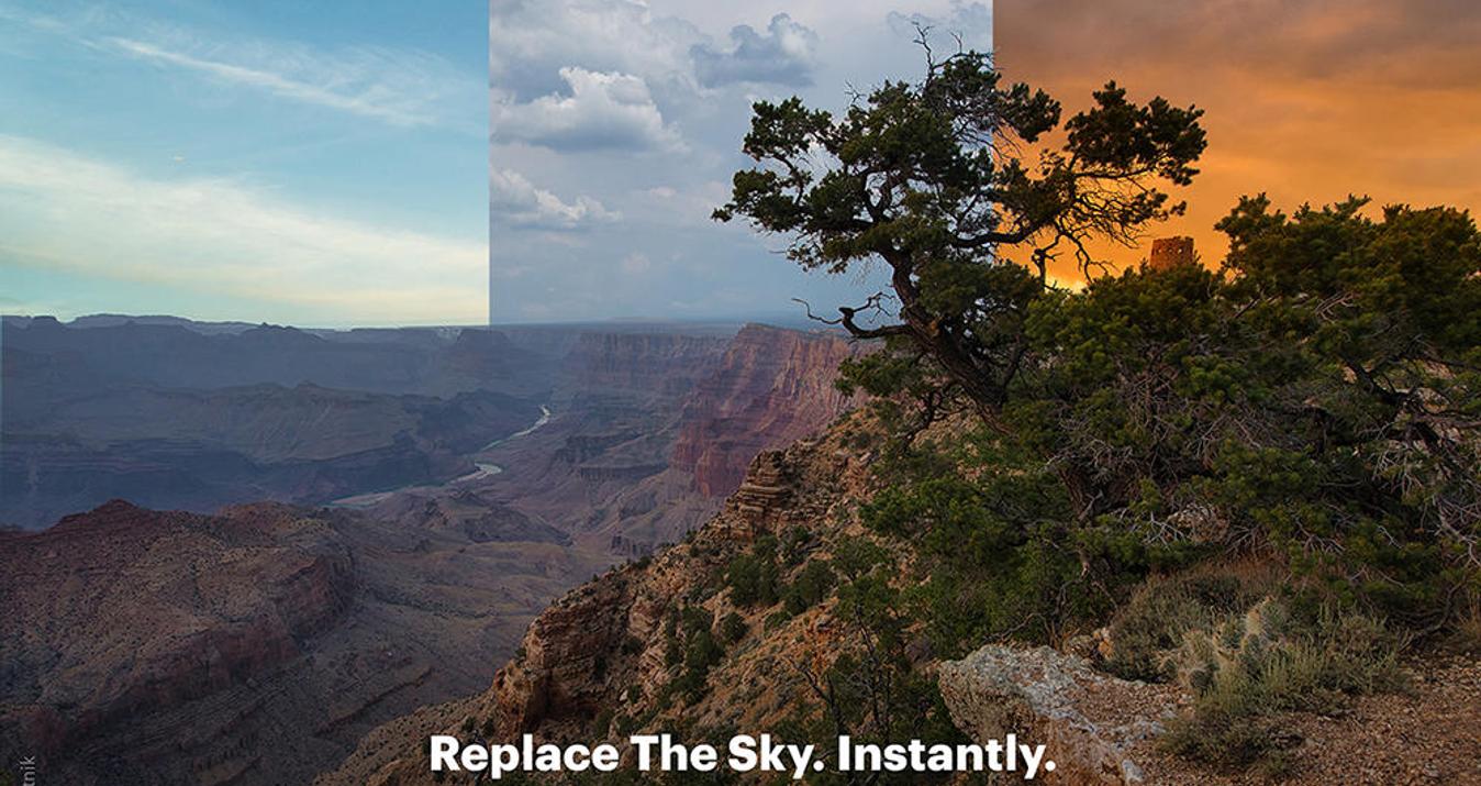 The 1st AI Sky Replacement in Action