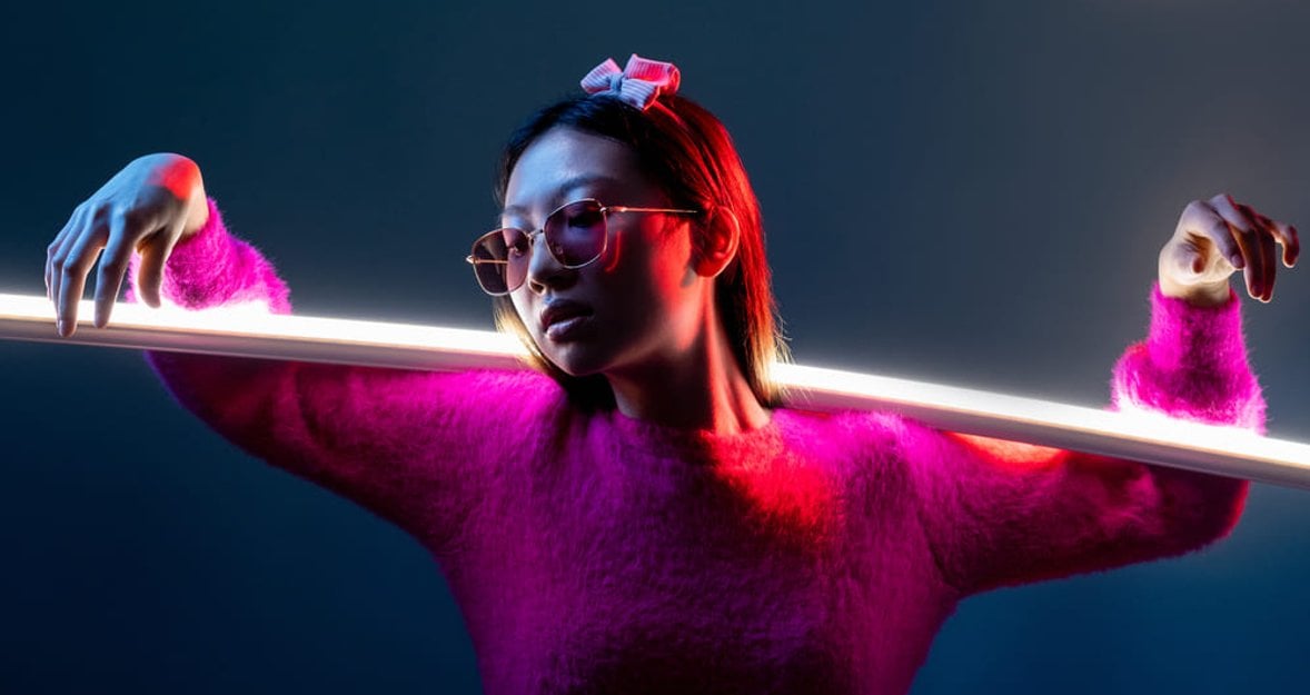 Neon Light Portrait Photography: Creative Photo Ideas