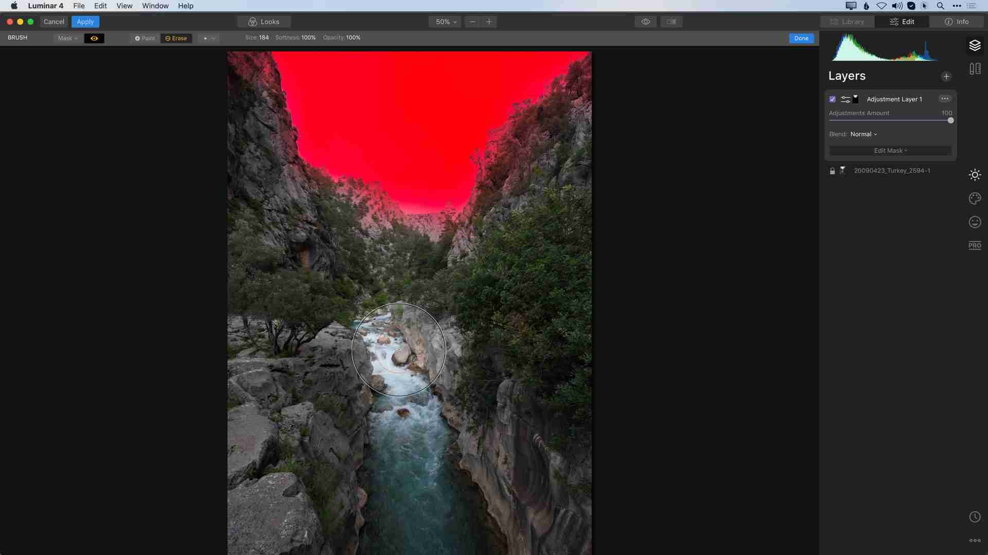 Using Luminosity Masks to speed up your Luminar workflow(18)