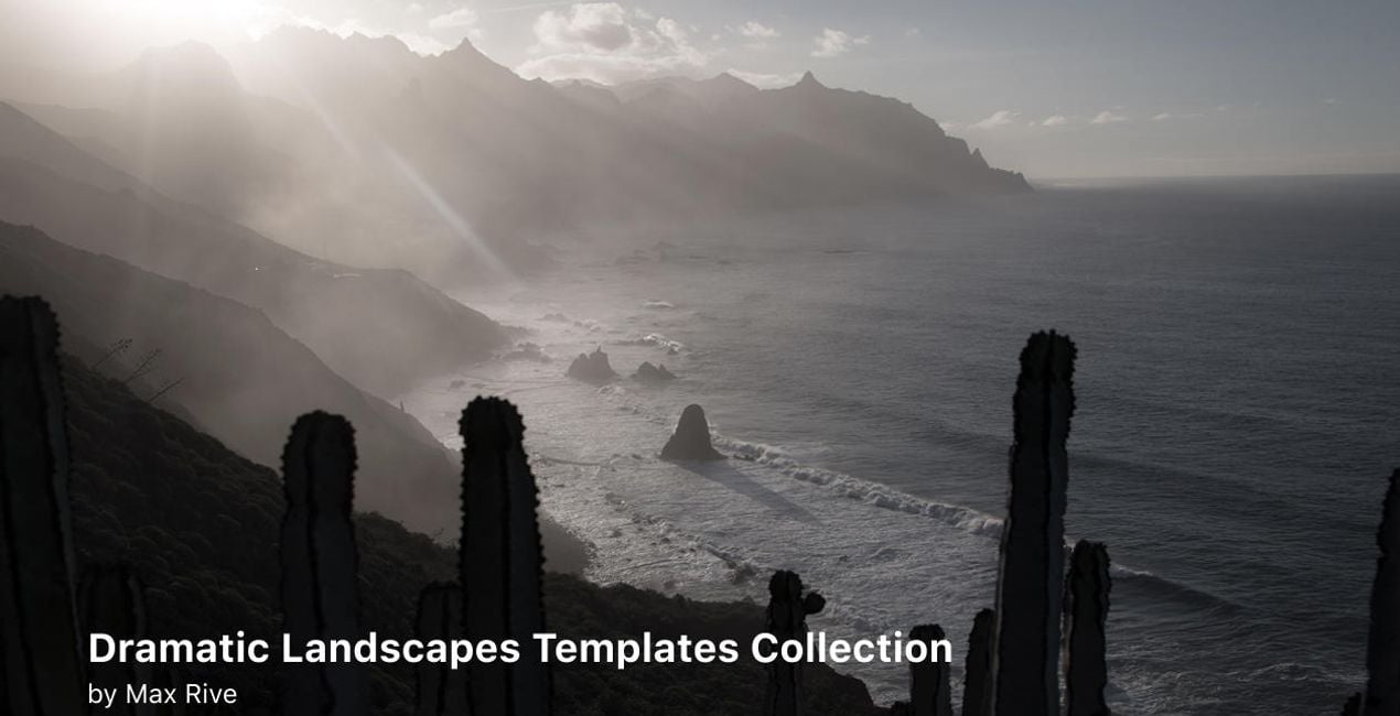 Complete Dramatic Landscapes Bundle is a photo enhancement asset for Luminar(39)