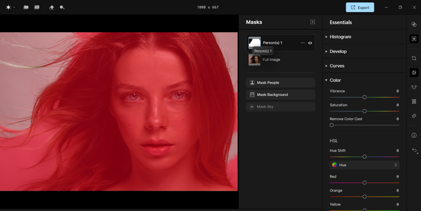 Screenshot of the photo editor Aperty| Aperty Blog