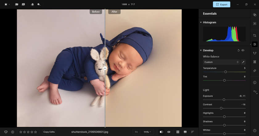 Editing Newborn Photos in Aperty | Aperty Blog