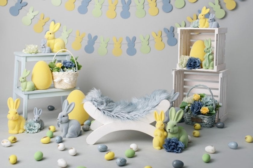 Easter Decorations for Newborn Photos | Aperty Blog