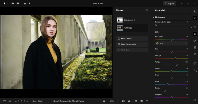 Editing an object in Luminar Neo | Skylum Blog