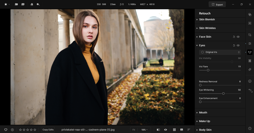 Eye retouching in Luminar Neo | Skylum Blog