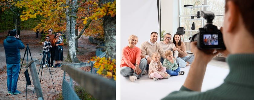 Family portrait outdoors and in the studio | Aperty Blog