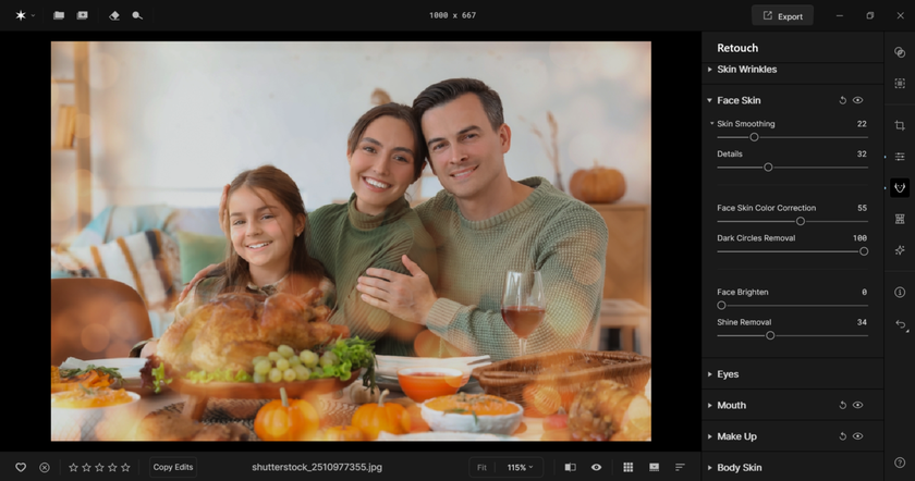 Face Skin Colour Correction in Aperty | Skylum Blog
