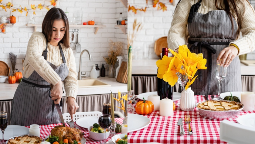 The girl is setting the table | Skylum Blog
