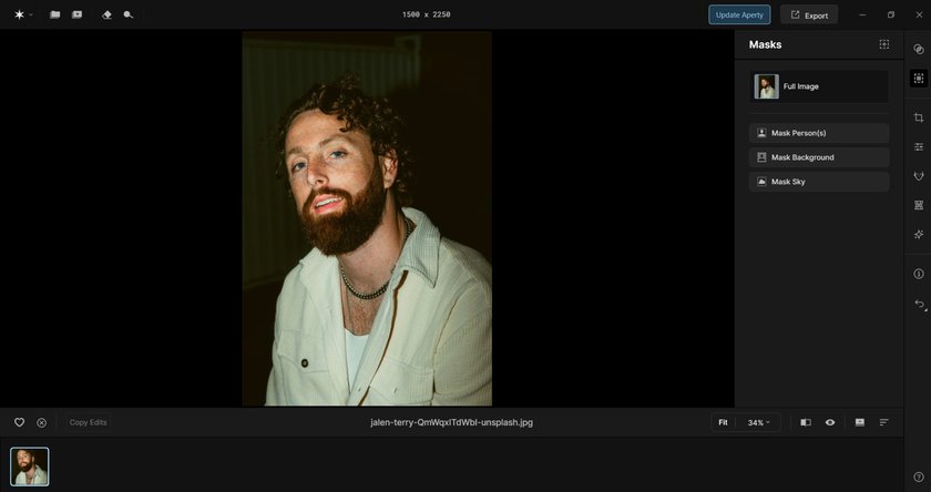 How To Edit Beard In Photo For Realistic Results | Aperty How to(5)