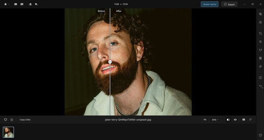 How To Edit Beard In Photo For Realistic Results | Aperty How to(9)