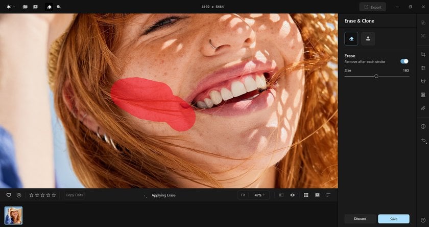 How To Remove Hair From A Photo And Keep It Sharp  | Aperty How to(4)