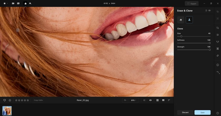 How To Remove Hair From A Photo And Keep It Sharp  | Aperty How to(5)