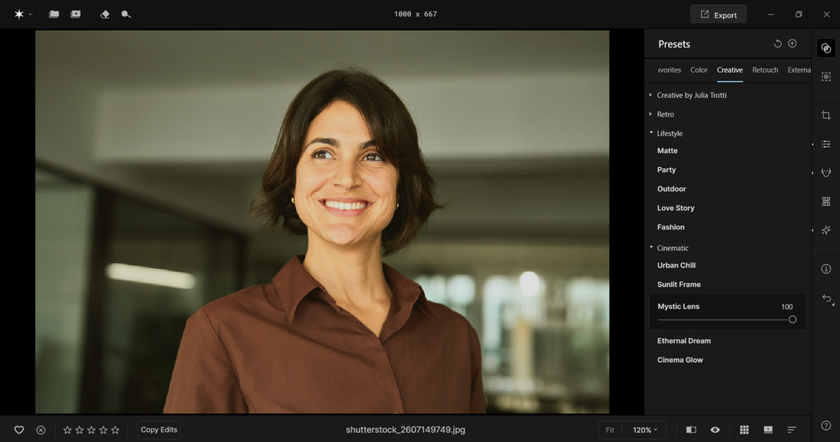 Applying a preset in Aperty | Aperty How To