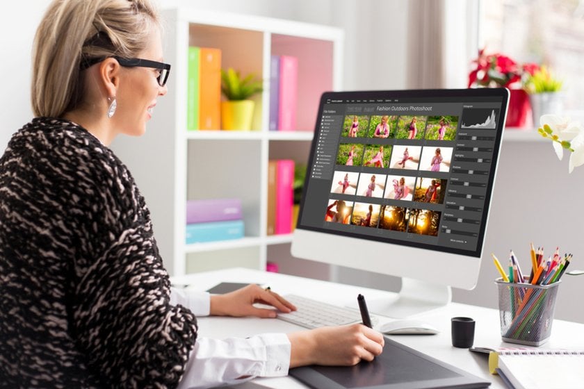 A photographer edits a photo | Aperty How To