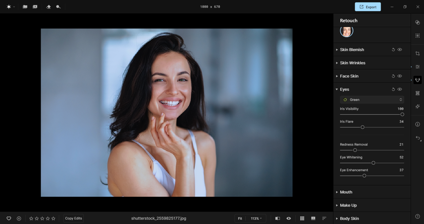 Eye editor in Aperty | Aperty Blog