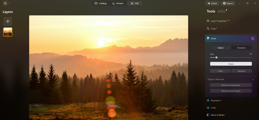 Erase in Luminar Neo | Aperty How To