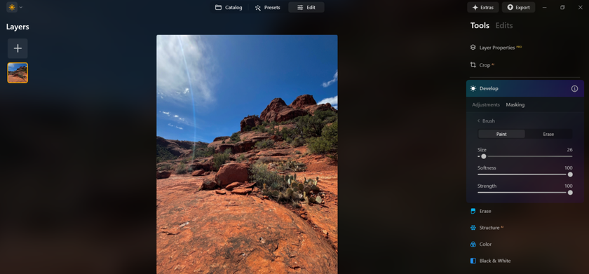 Develop Masking in Luminar Neo | Aperty How To