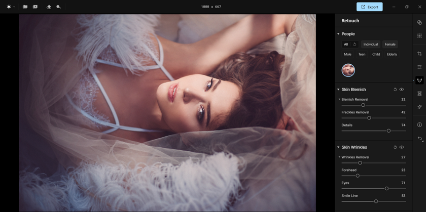 Editing boudoir photos in Aperty | Aperty How To