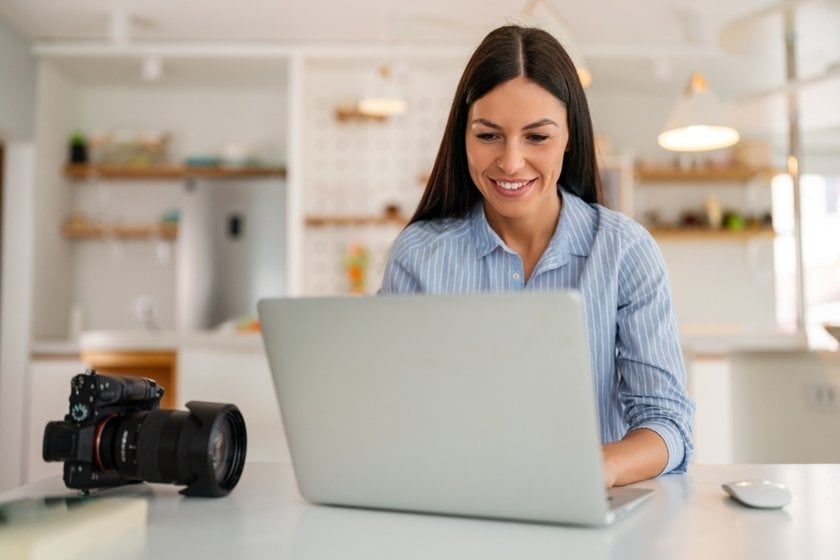 A photographer edits a photo | Aperty How To