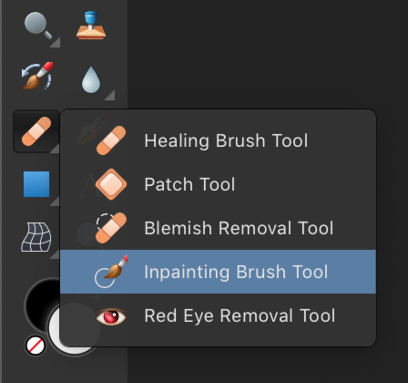 Inpainting Brush in Affinity Photo | Aperty How To