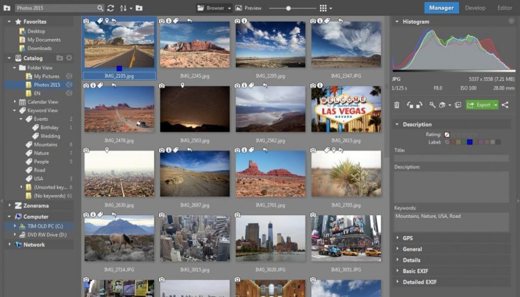 review of free photo organizing software