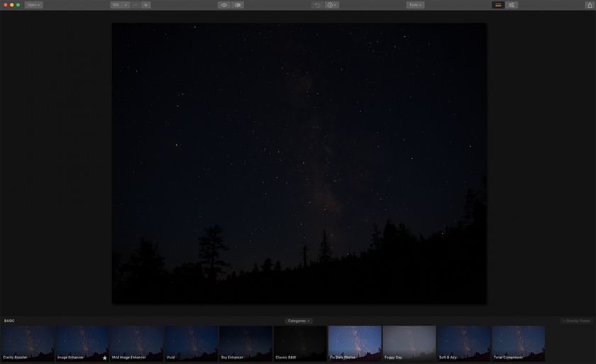 How to Edit Your Milky Way Photo with Luminar | Skylum Blog(2)