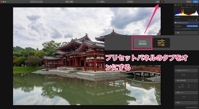 Luminar初心者にオススメしたい、プリセット機能を使った写真編集方法 Image2